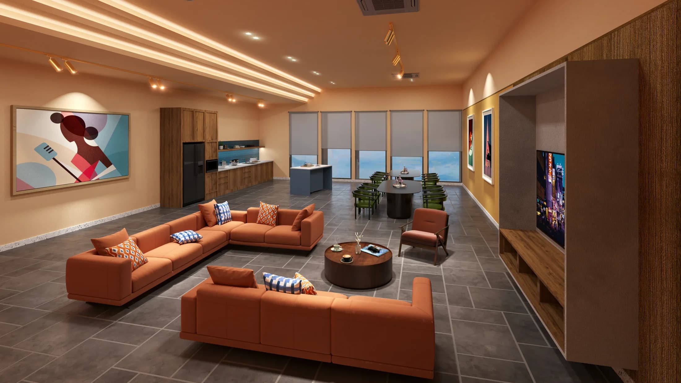 The Vividz Gourmet Villa shared lounge