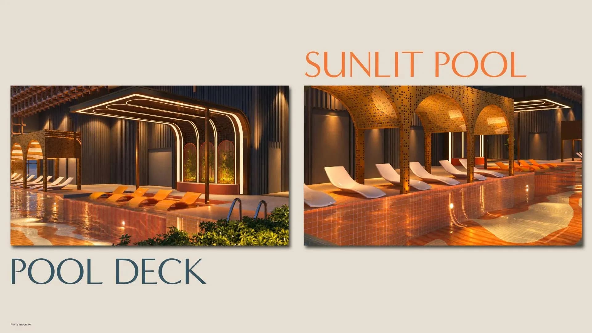 MABA Suitez rooftop Sunlit Pool and pool deck